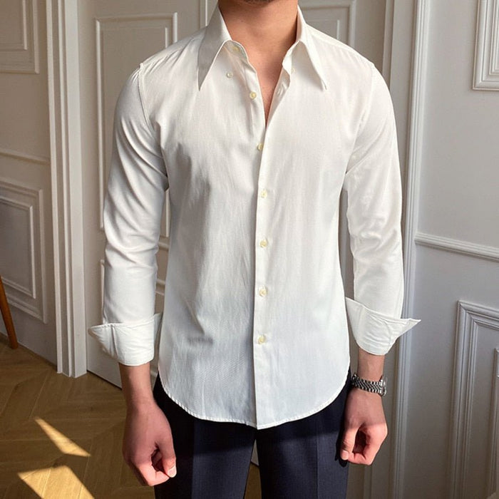 Antonios Wedding Shirt - AntoniosClothing - White