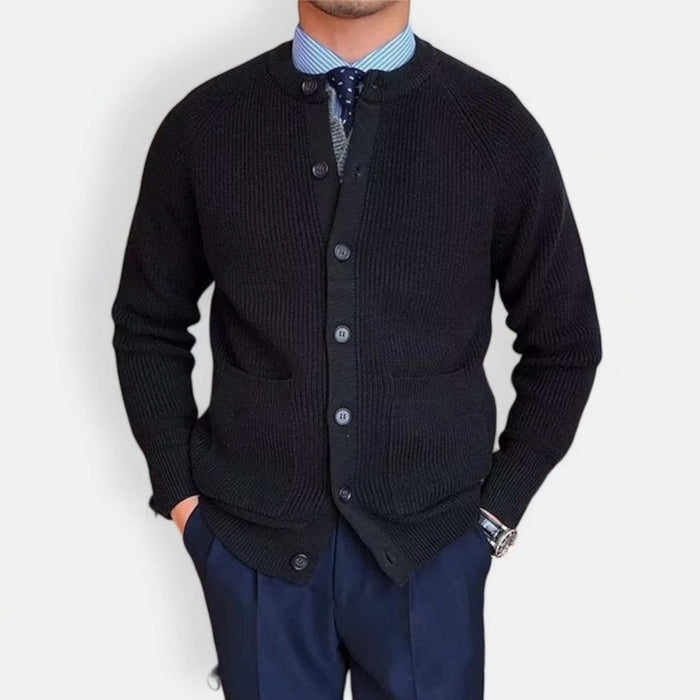 Antonios winter cardigan - AntoniosClothing - Caramel