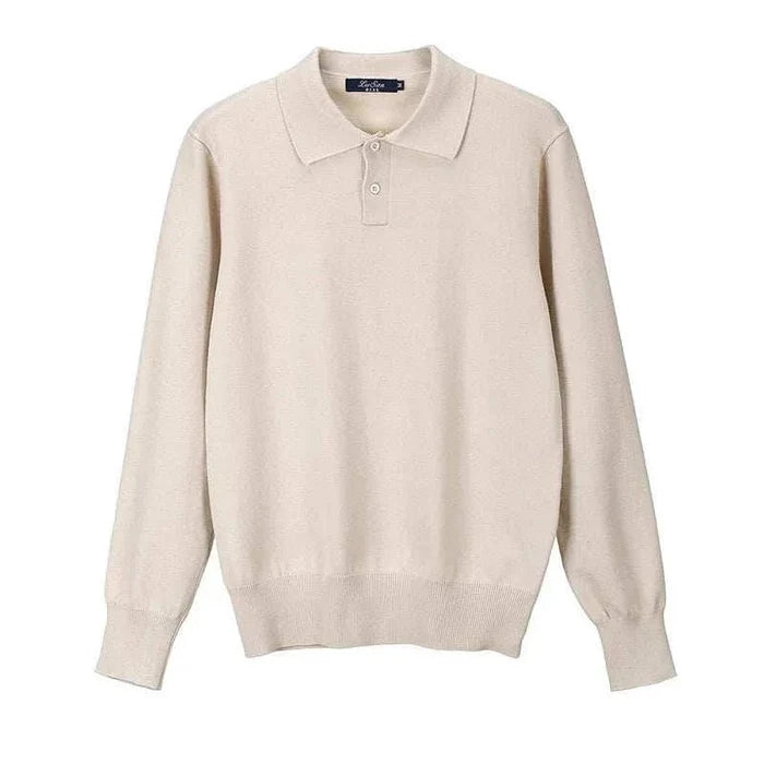 Antonio turn-down sweater - AntoniosClothing - Khaki