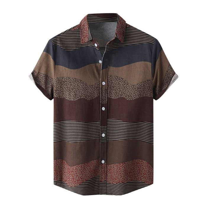 AntoniosClothing Vintage Summer Shirt - AntoniosClothing - Dark Blue