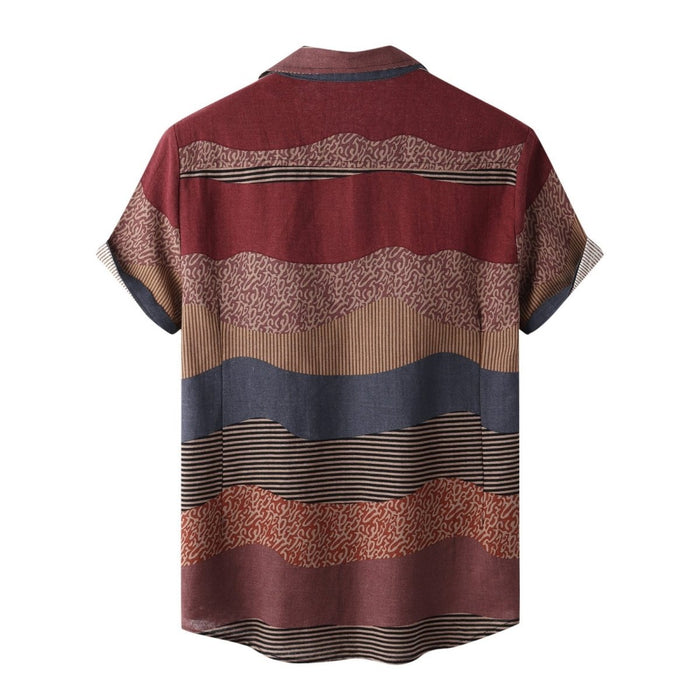 AntoniosClothing Vintage Summer Shirt - AntoniosClothing - Dark Blue