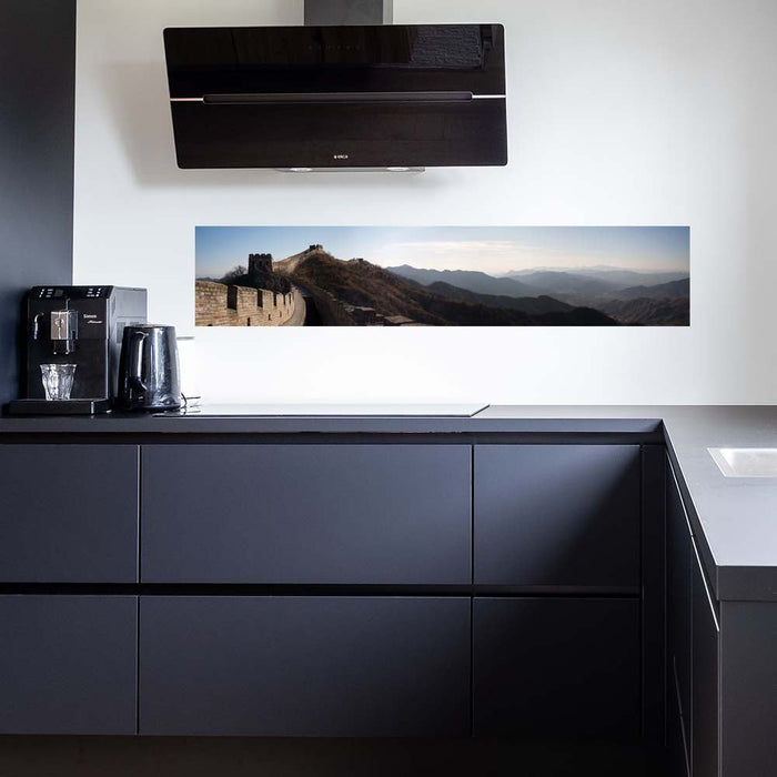 48 inch Great Wall Decal Installed in Kitchen