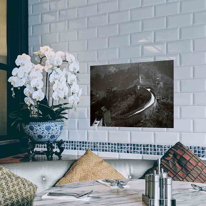 24 inch The Great Wall Poster Displayed in Breakfast Nook