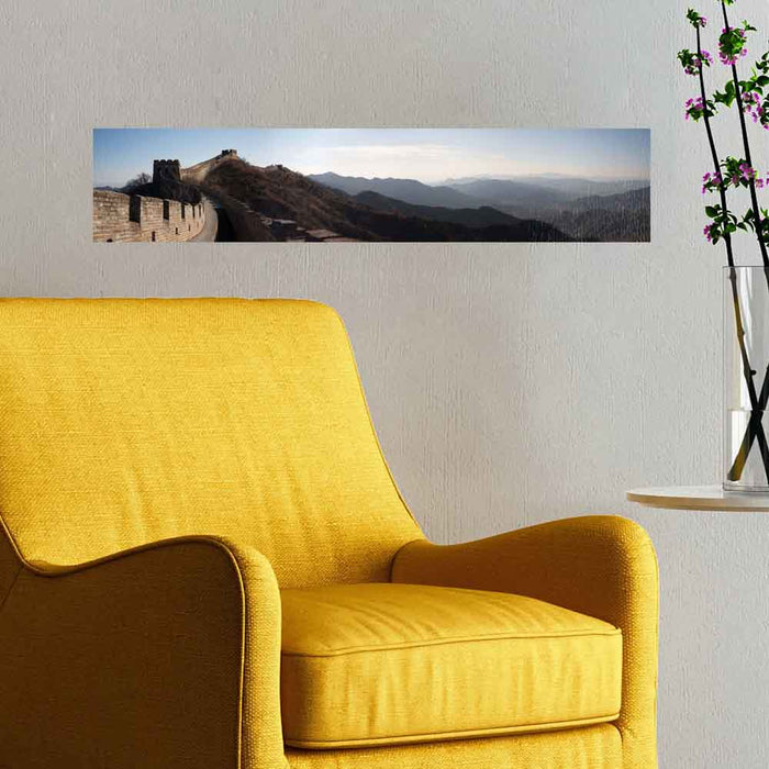 36 inch The Sun Pyramid Panoramic Poster Displayed by Chair