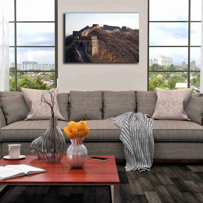 Windy Wall Canvas Print Installed | Wallhogs