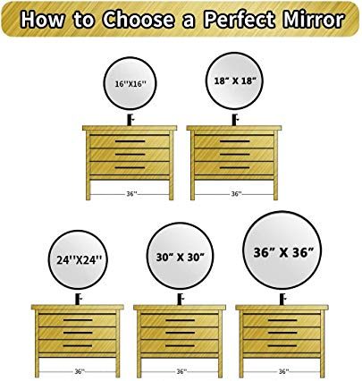 mirror size