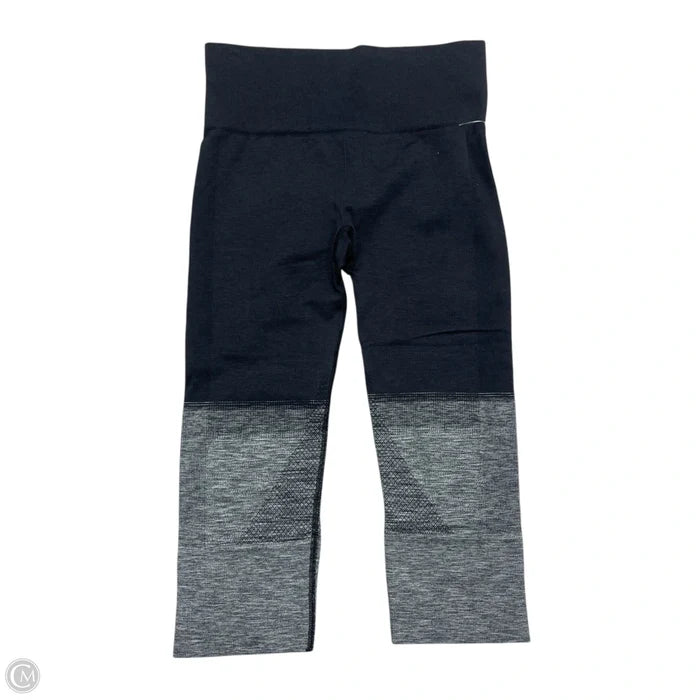 Athletic Leggings By Lululemon In Black & Grey, Size: S