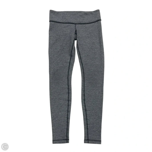 Athletic Leggings By Lululemon In Grey, Size: M