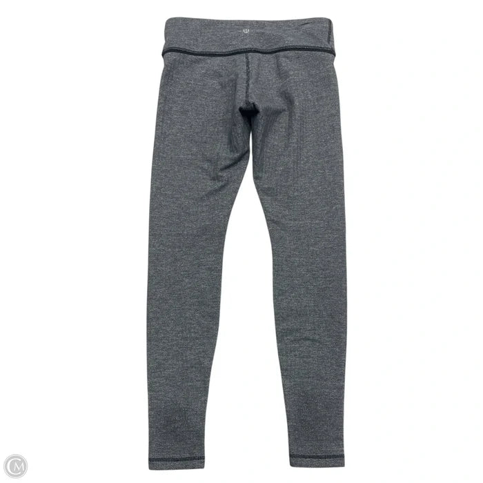 Athletic Leggings By Lululemon In Grey, Size: M