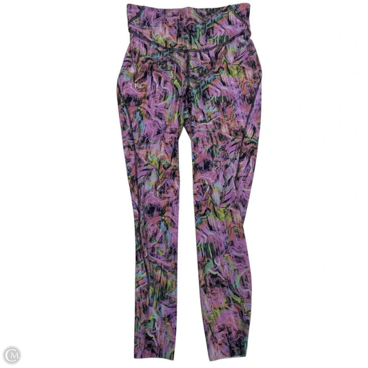 Athletic Leggings By Lululemon In Multi-colored, Size: S