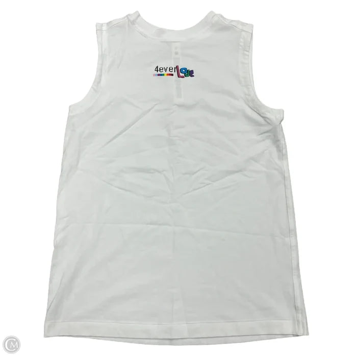 Athletic Tank Top By Lululemon In White, Size: Xs