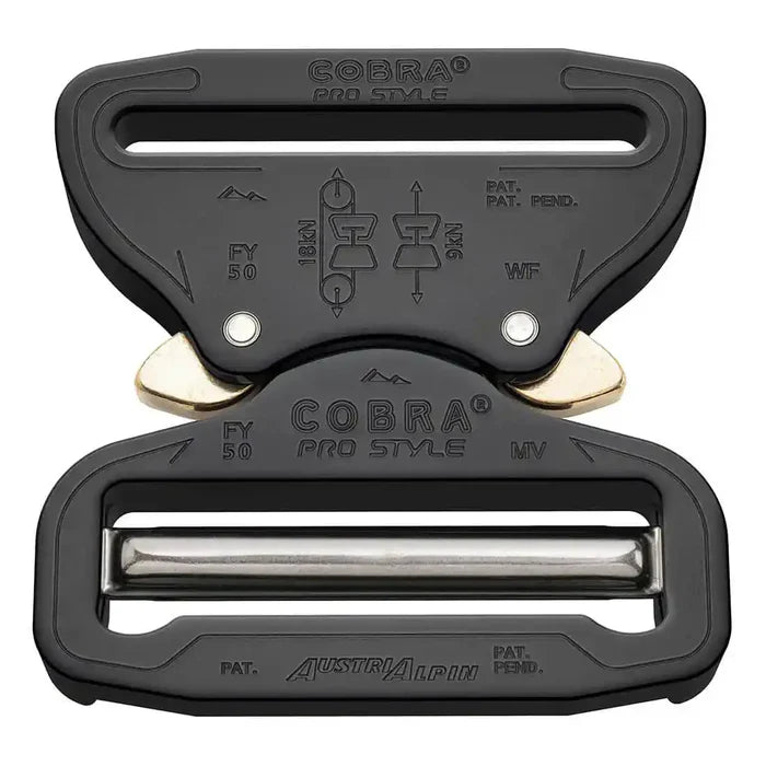 AustriAlpin 50mm Cobra Pro Quick Release Buckle - John Bull Clothing Black from  John Bull Clothing