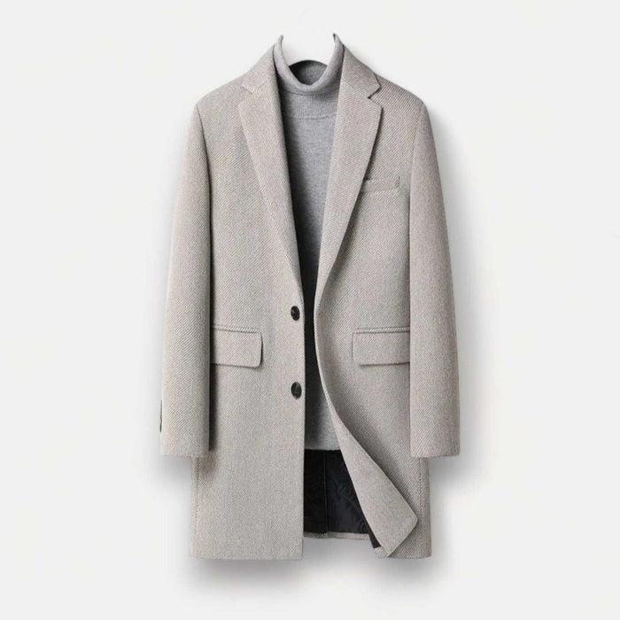 Autumn business overcoat - AntoniosClothing - Blue