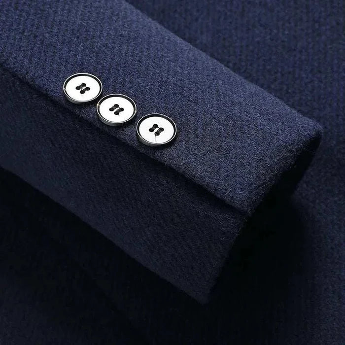 Autumn business overcoat - AntoniosClothing - Blue