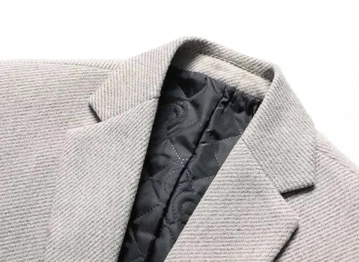 Autumn business overcoat - AntoniosClothing - Blue