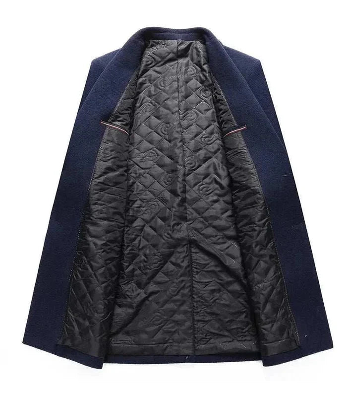 Autumn business overcoat - AntoniosClothing - Blue