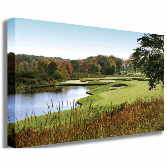Autumn Golf Canvas Printed | Wallhogs