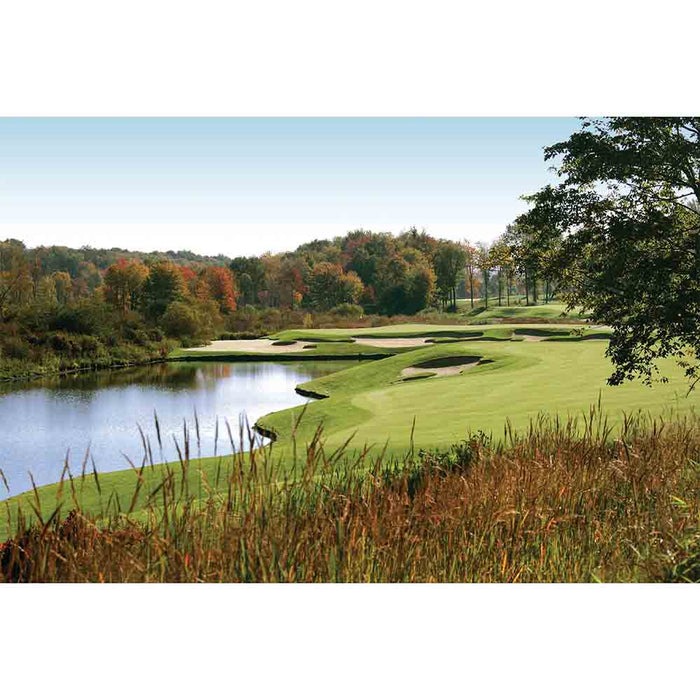Autumn Golf Course Gloss Poster Printed | Wallhogs