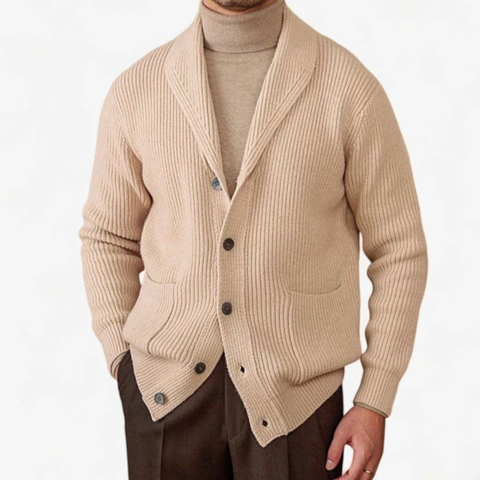 Autumn old money cardigan - AntoniosClothing - Black