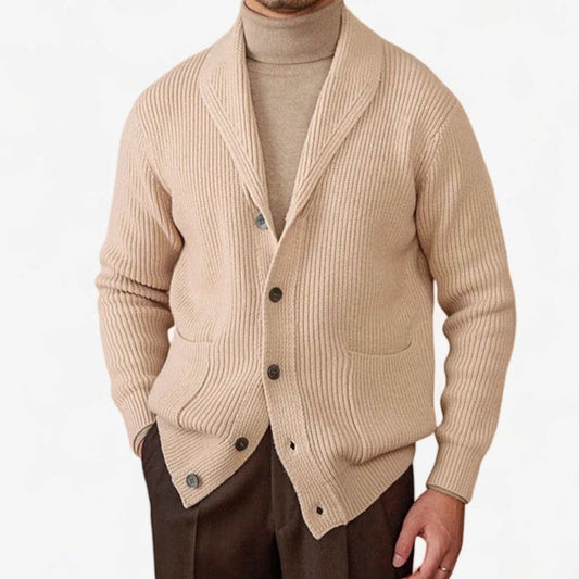 Autumn old money cardigan - AntoniosClothing - Black