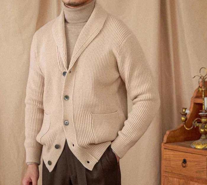 Autumn old money cardigan - AntoniosClothing - Beige