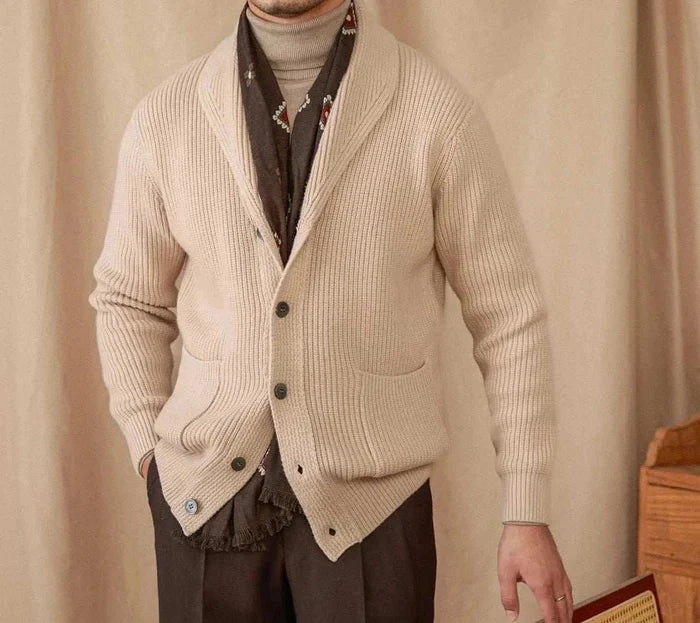 Autumn old money cardigan - AntoniosClothing - Khaki