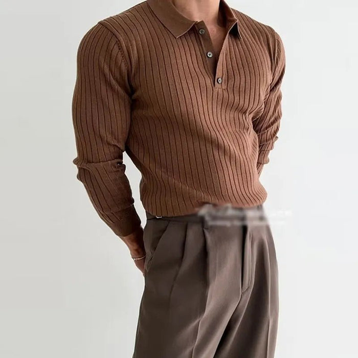Autumn T-Shirt Long Sleeve - AntoniosClothing - Brown