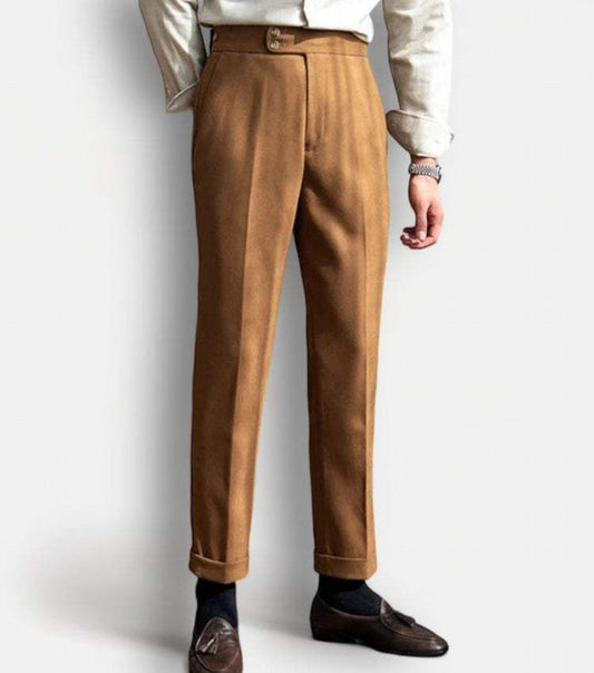 Autumn/Winter retro italian trousers - AntoniosClothing - Black