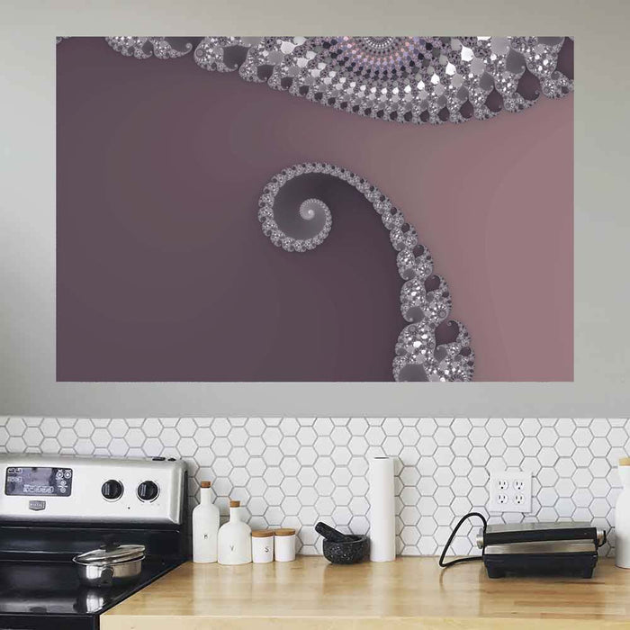 48 inch Bugtail Gloss Poster Displayed in Kitchen