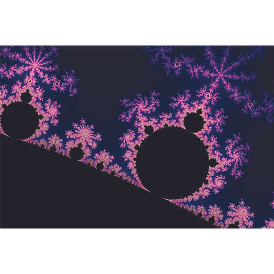 Electric Blossom Fractal Art Gloss Poster Printed | Wallhogs