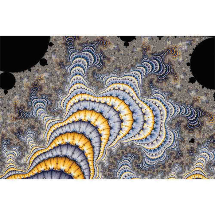 Fractal Plates Art Gloss Poster Printed | Wallhogs