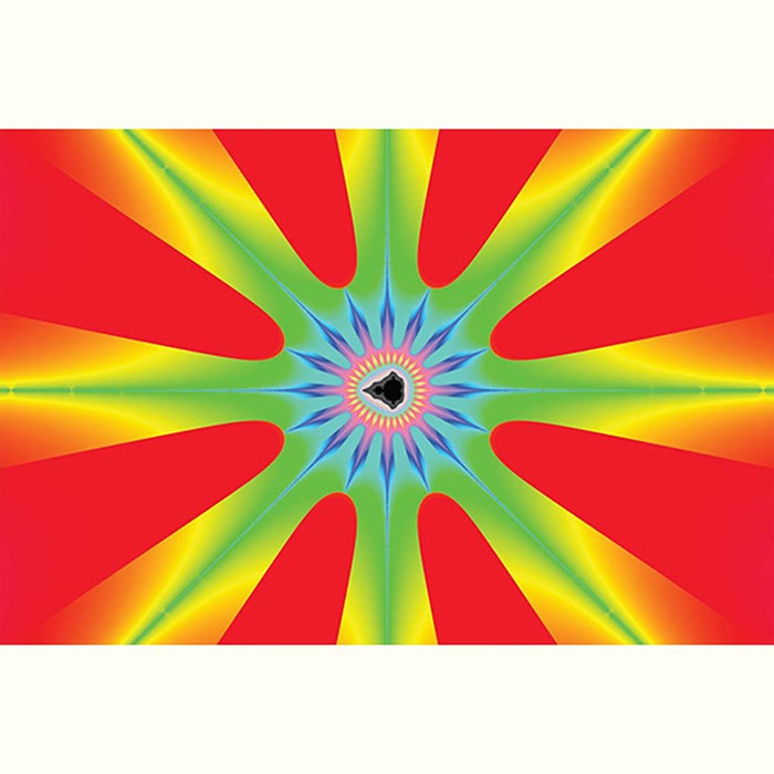 Star Fractal Art Gloss Poster Printed | Wallhogs