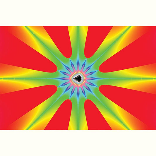 Star Fractal Art Gloss Poster Printed | Wallhogs