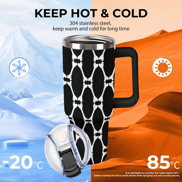 Bad to the Bone 40oz Insulated Tumbler - PRE ORDER