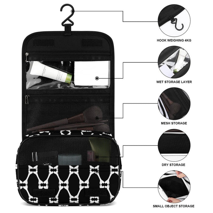 Bad to the Bone Hanging Toiletry Bag