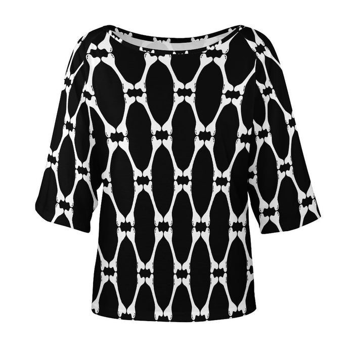 Bad to the Bone Off the Shoulder T-Shirt (Adults) - PRE ORDER