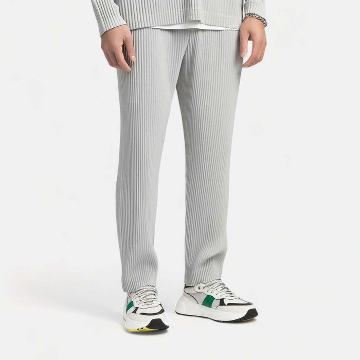 Baggy relaxed fit casual trousers - AntoniosClothing - Purple