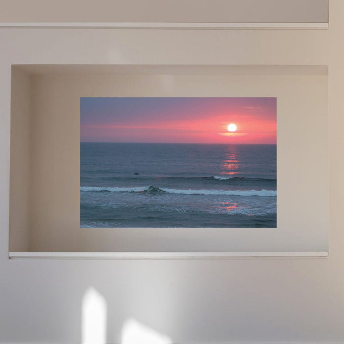 16x24 inch Sunset II Decal Installed in Alcove