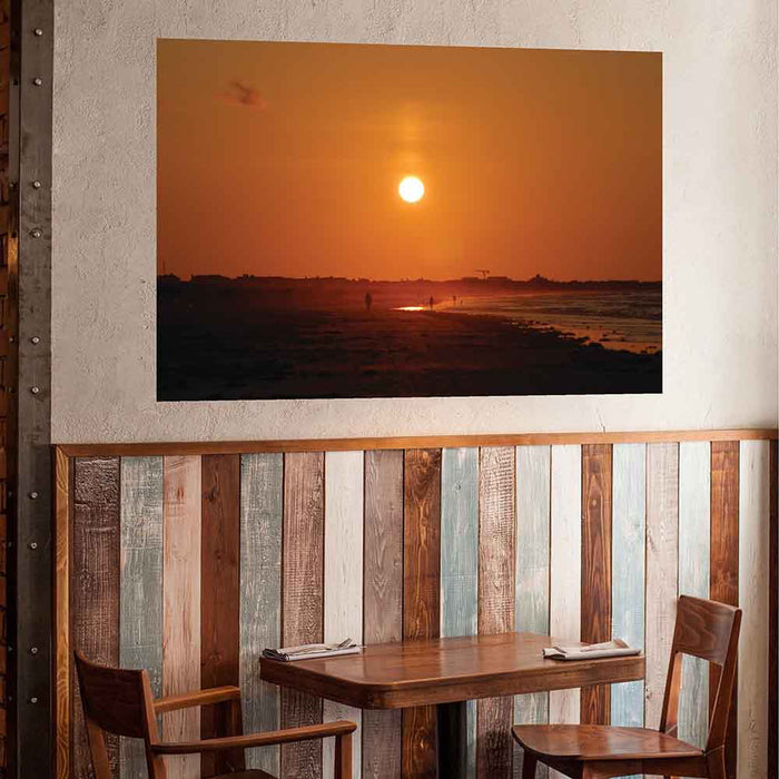 32x48 inch Sunset Decal Installed in Cafe