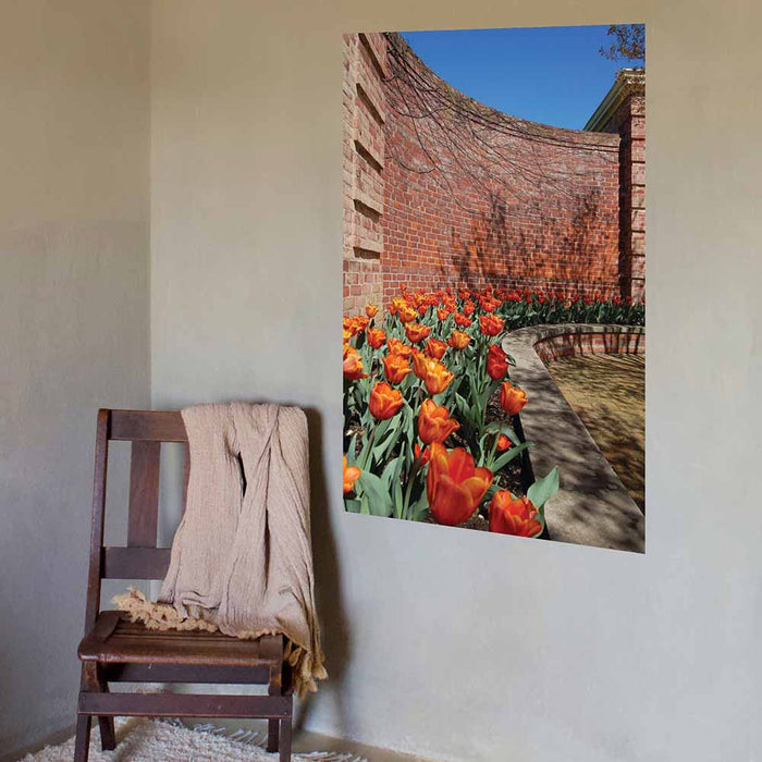 32x48 inch Wall Decal Installed by Chair