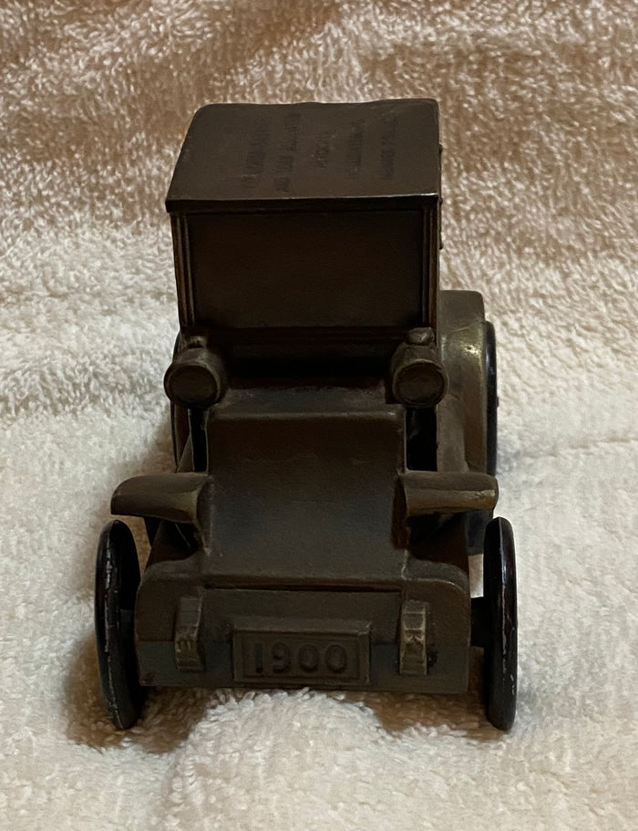 Banthrico 1900 Pillbox Coupe Car Bank with No Key - Used