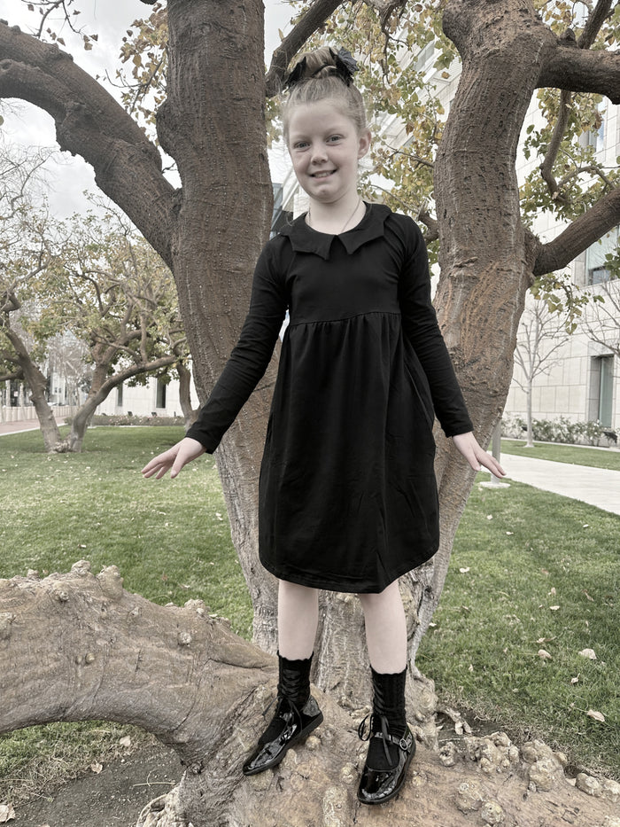 Bat Collar Dress (Size 6 and 8 Years Only Left)