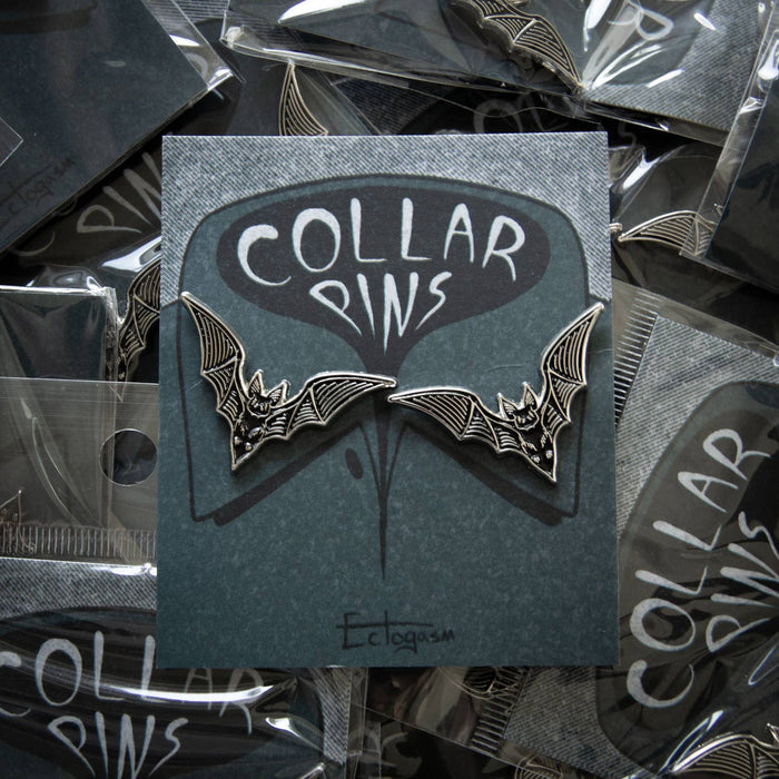 Bat Collar Lapel Pins