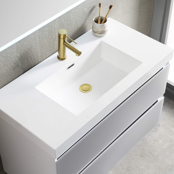 Bathroom Sink Pop Up Drain Stopper Small Cover with Overflow - PW-100
