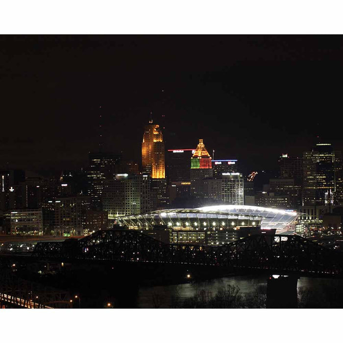 Paul Brown Stadium Wall Decal Printed | Wallhogs