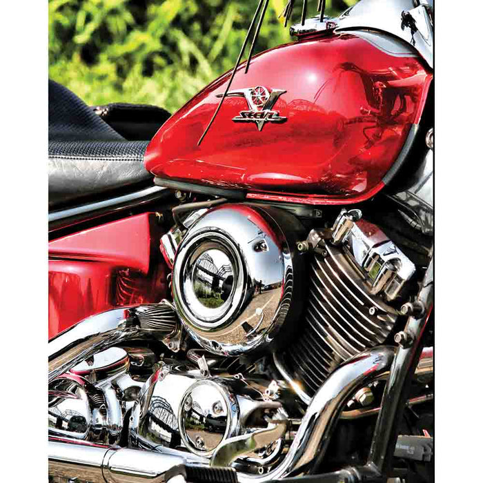 V Star Motorcycle Wall Decal Printed | Wallhogs