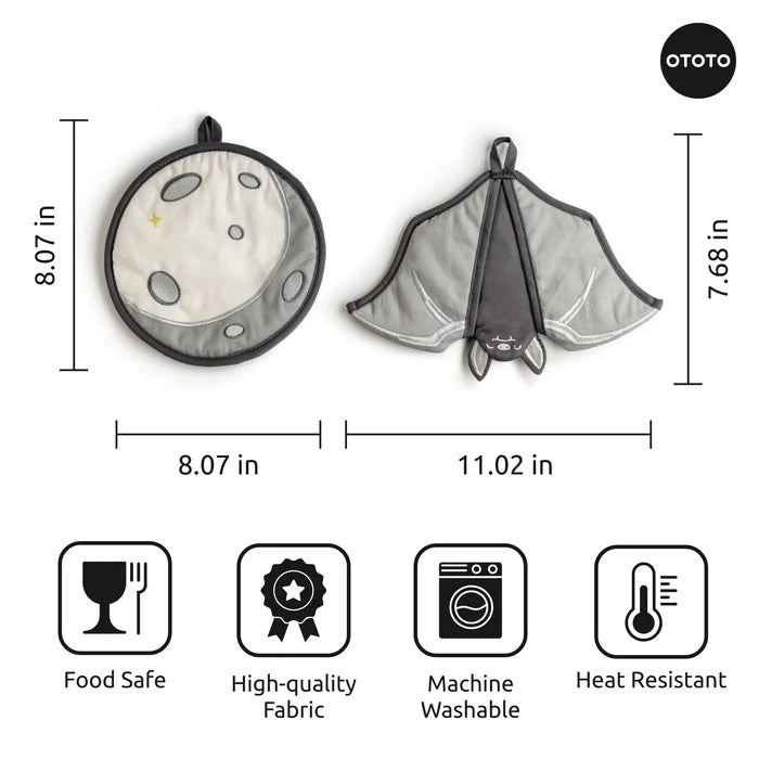 Batlicious Oven Mitt Set