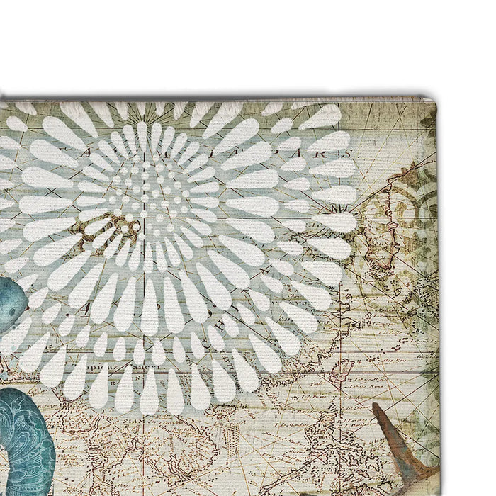Bay Turtles Chenille Accent Rug
