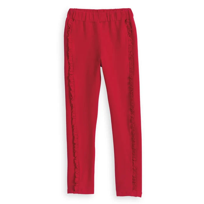 Bella Bliss - Lambsey Cozy Leggings - Red