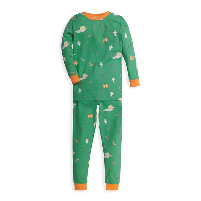 Bella Bliss - Printed Pajama Set - Halloween Scene